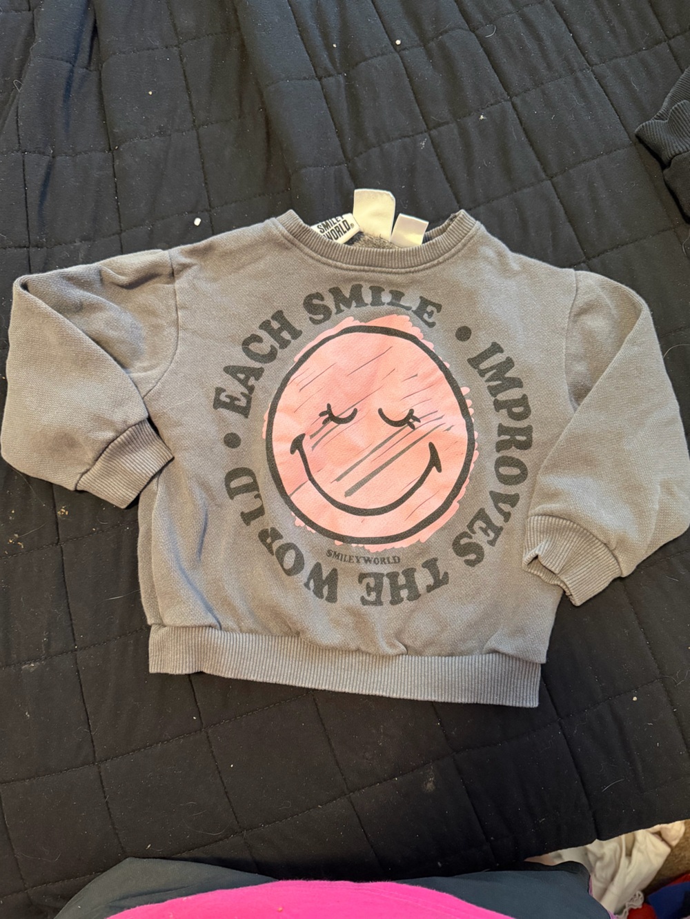 Zara x smiley world sweater